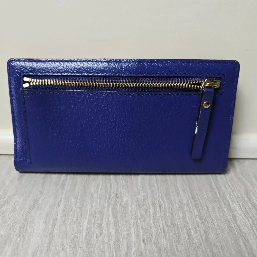 KATE SPADE MIKAS POND STACY WALLET BLUE - Picture 2 of 7